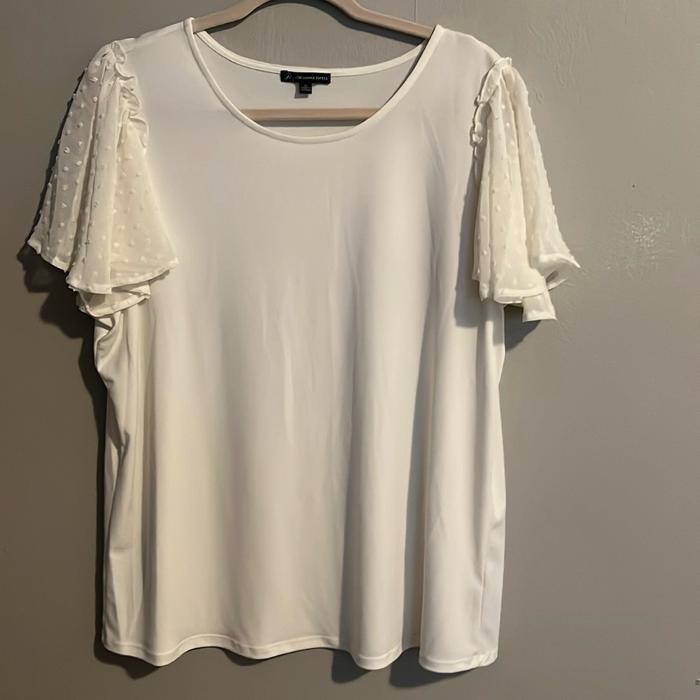 Ruffle sleeve blouse